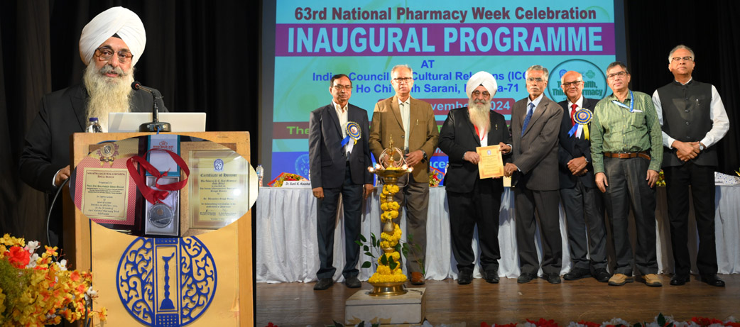 PRESTIGIOUS ACHARYA P.C. RAY AWARD FOR PROF. BHOOP